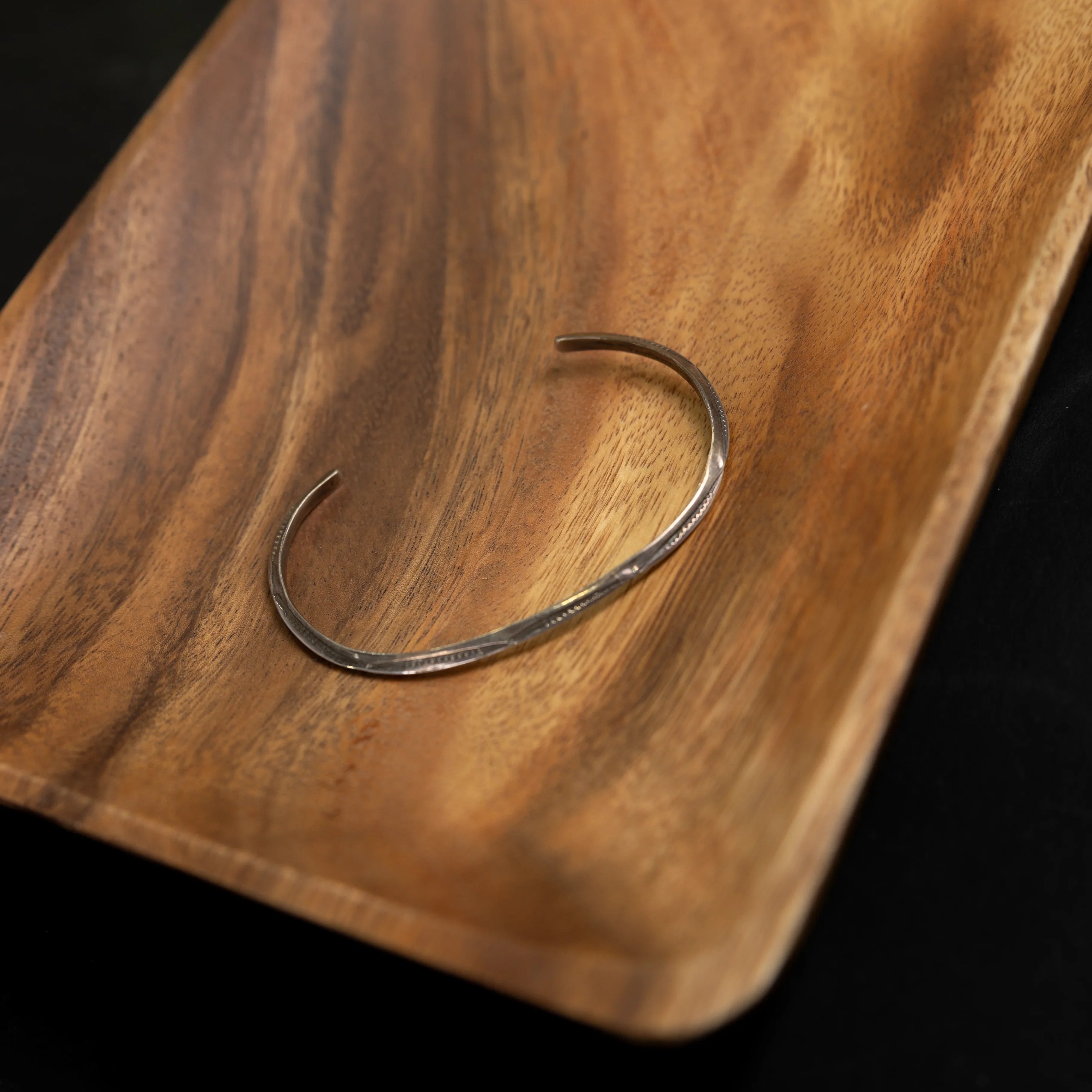 Women's Alzuni Small Stamped Handmade Cuff Bracelet