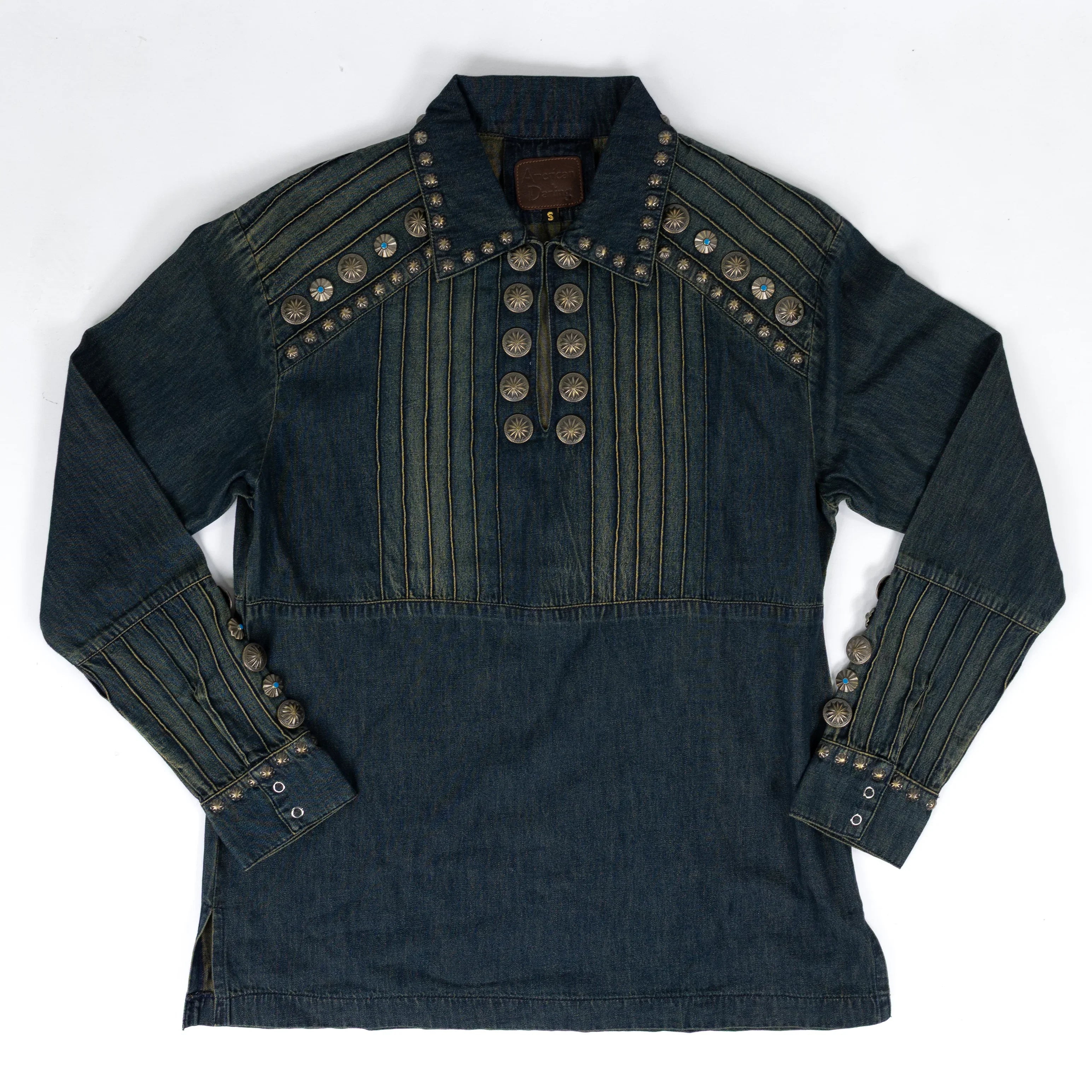Women's American Darling Denim Shacket Dress Shirt ADDR001