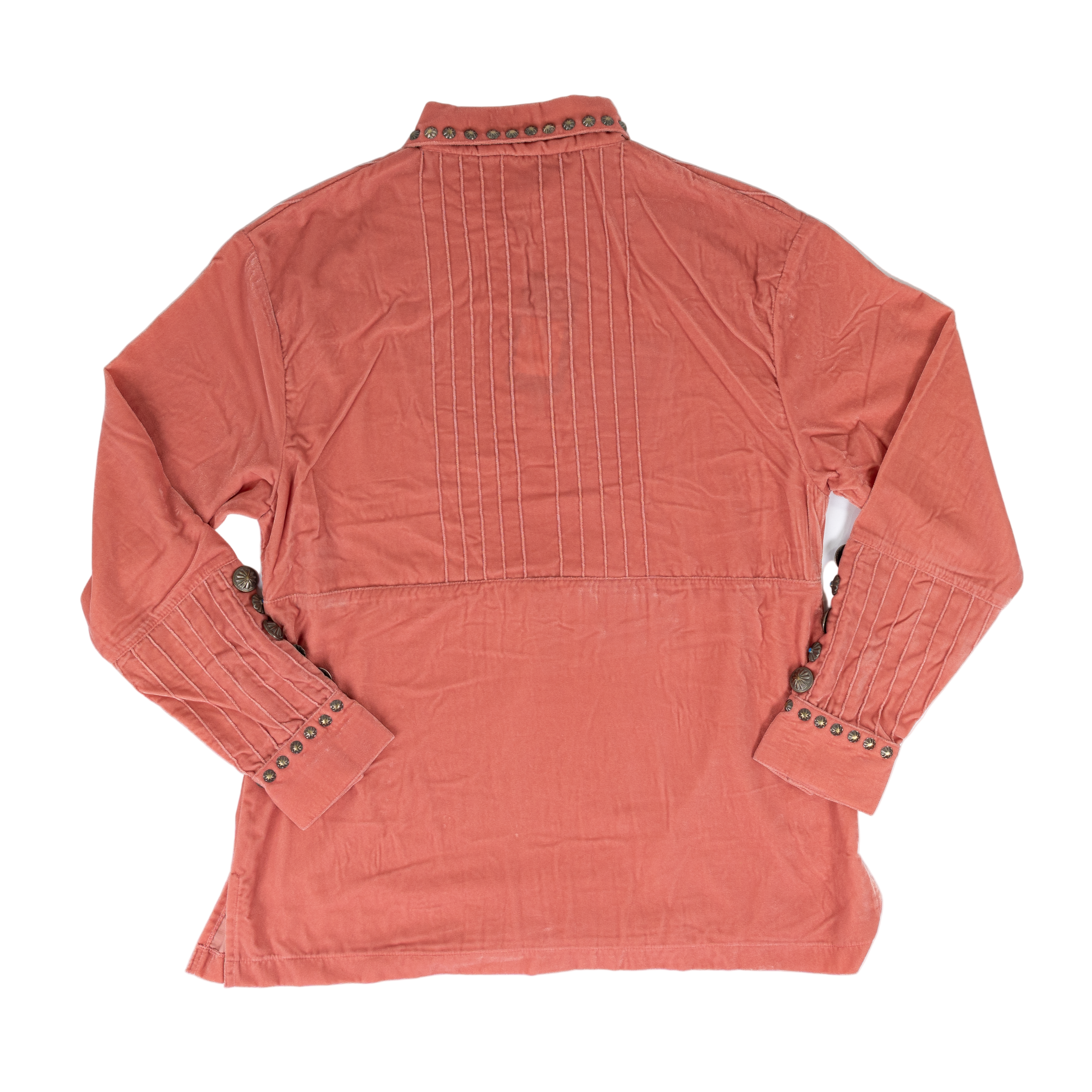 Women's American Darling Pink Velvet Concho Shirt ADSH033