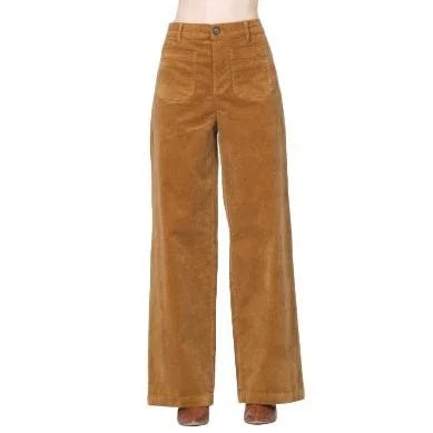 Women's Another Love "Anabel" Brown Wide Leg Pants VCBM8196C13SWB
