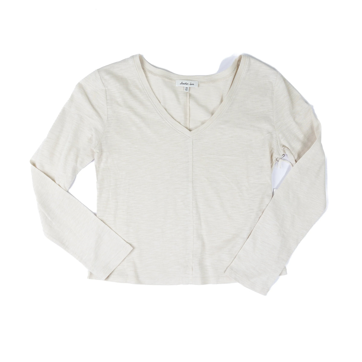 Women's Another Love Clark Oyster Long Sleeve V-neck VCKN1723OYS
