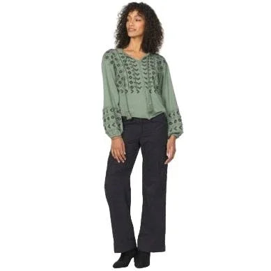 Women's Another Love "Gilly" Green Blouse VCKN1822SGN