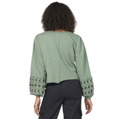 Women's Another Love "Gilly" Green Blouse VCKN1822SGN
