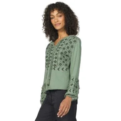 Women's Another Love "Gilly" Green Blouse VCKN1822SGN