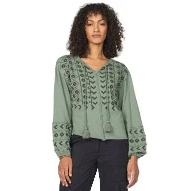 Women's Another Love "Gilly" Green Blouse VCKN1822SGN