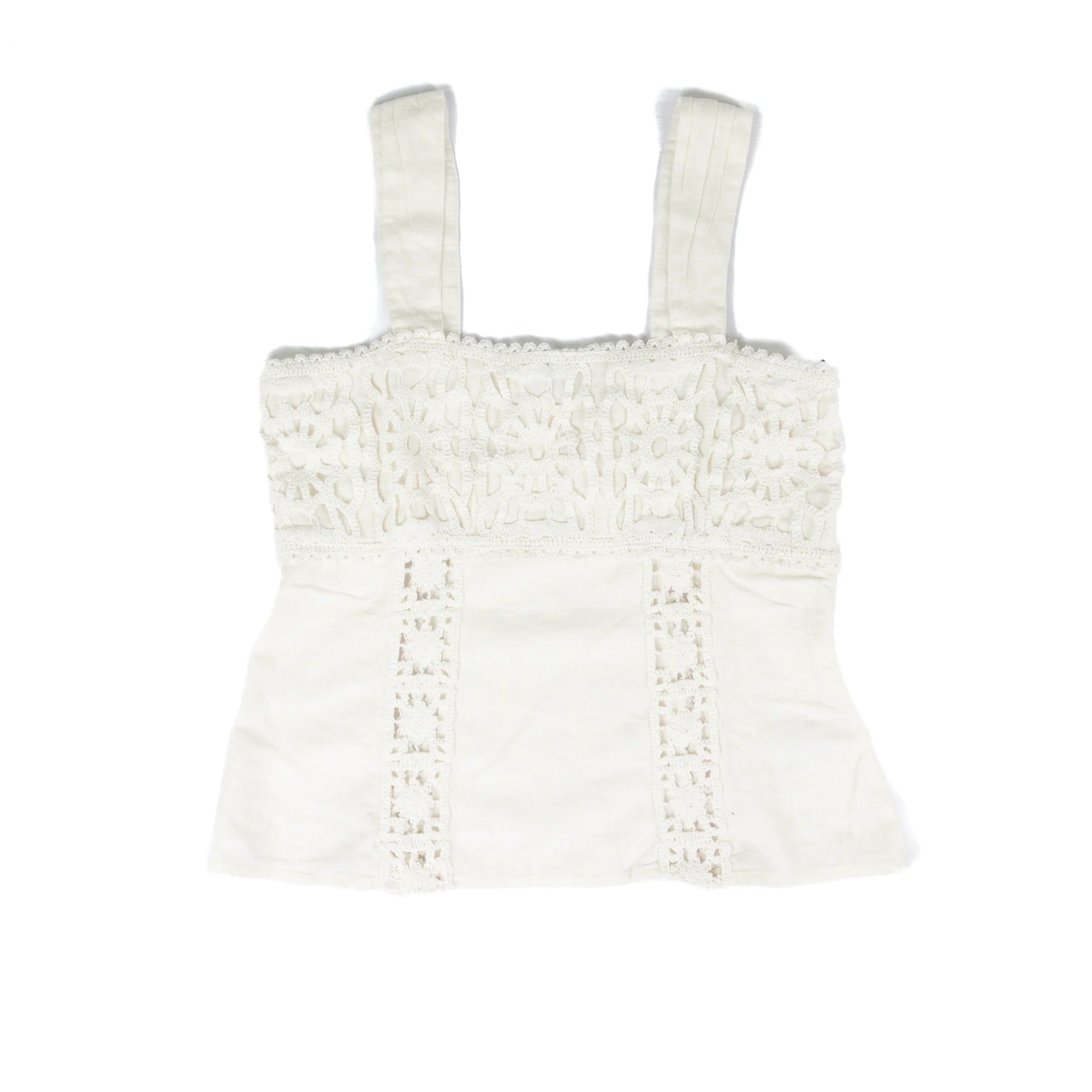 Women's Another Love Off White Eyelet Top VCWV5296OWT