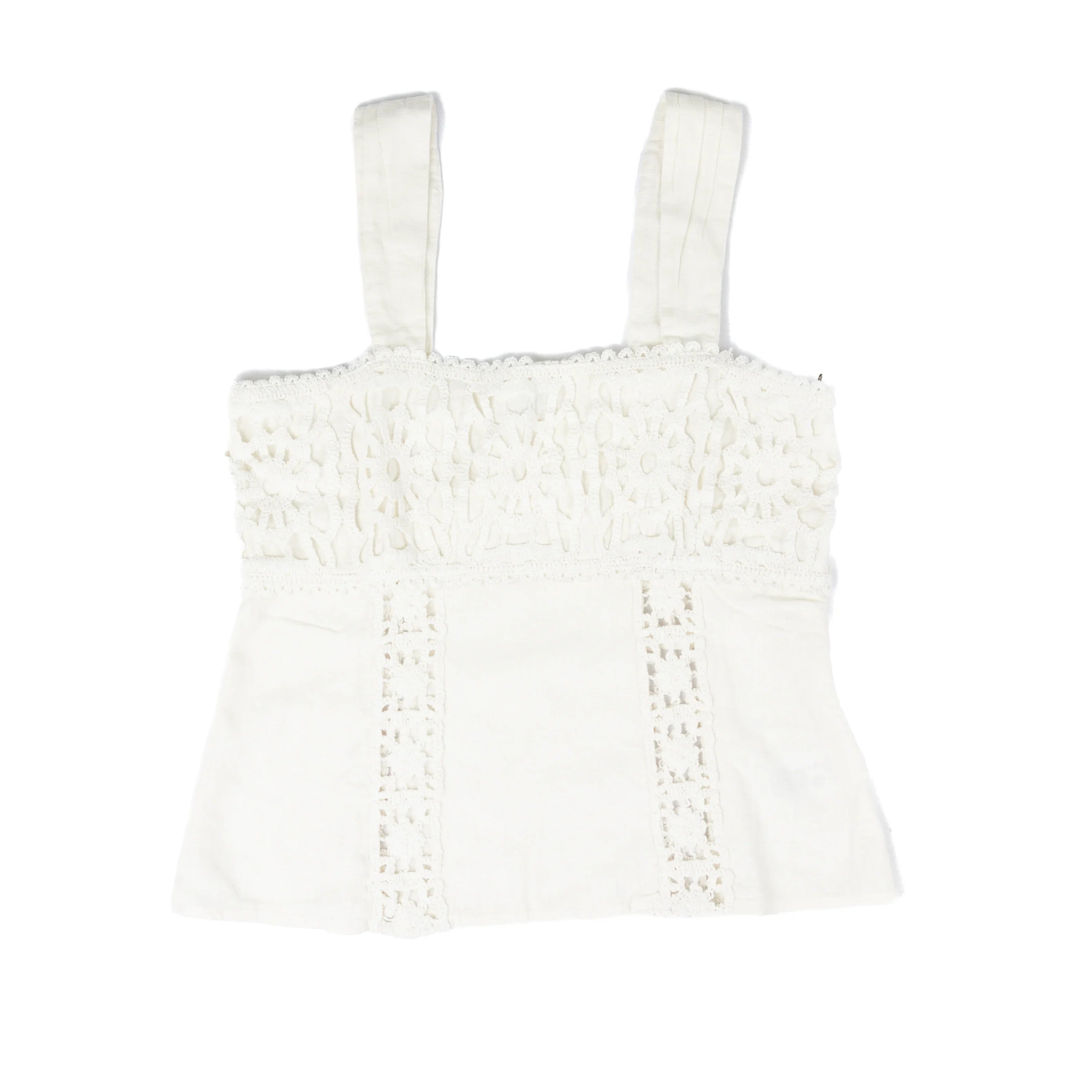 Women's Another Love Off White Eyelet Top VCWV5296OWT
