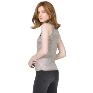 Women's Another Love "Pamela" Metallic Tank Top VCKN1828SVF