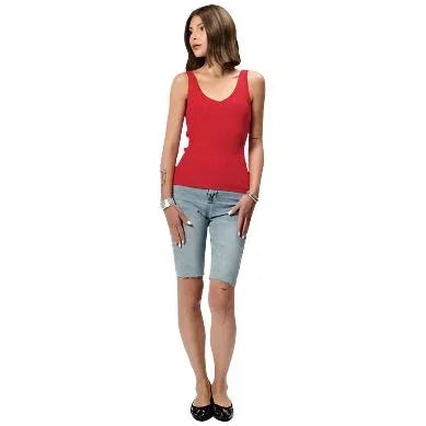 Women's Another Love Red Noa Tank Top VCSW3099K2FYR - Crazy House Western Wear