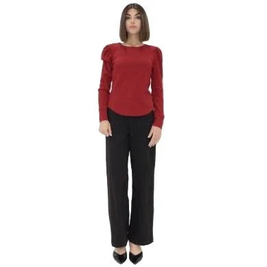 Women's Another Love Red Rose Dara Long Sleeve Top VCKN1840RRS