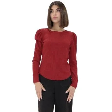 Women's Another Love Red Rose Dara Long Sleeve Top VCKN1840RRS