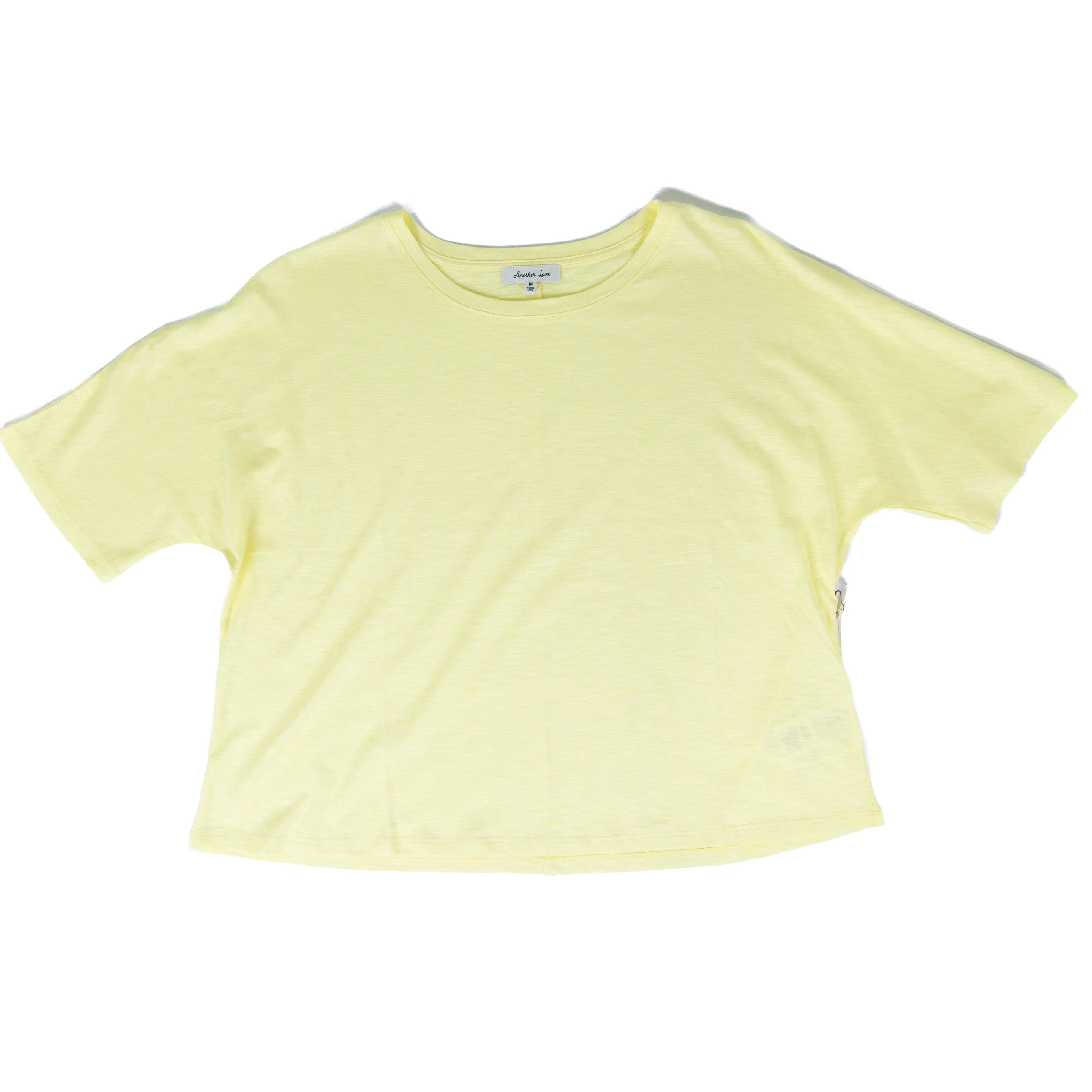 Women's Another Love Skylar Waxy Yellow Short Sleeve T-shirt VCKN1860L1WXY
