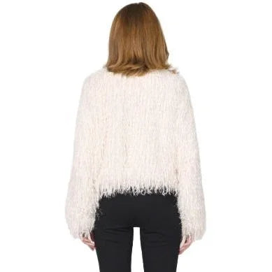 Women's Another Love Vintage Cream "Rosalind" Fur Jacket VCJK2025VIC