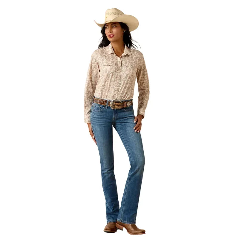 Women's Ariat Boots "N" Roses Western VentTEK Shirt 10075360