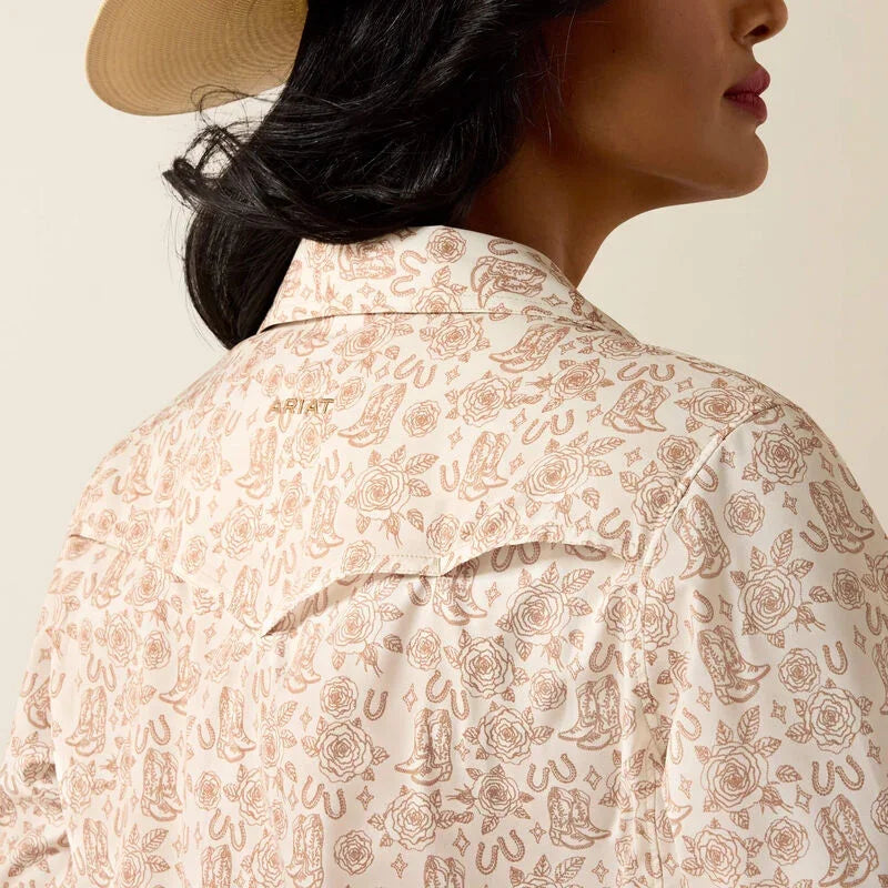 Women's Ariat Boots "N" Roses Western VentTEK Shirt 10075360