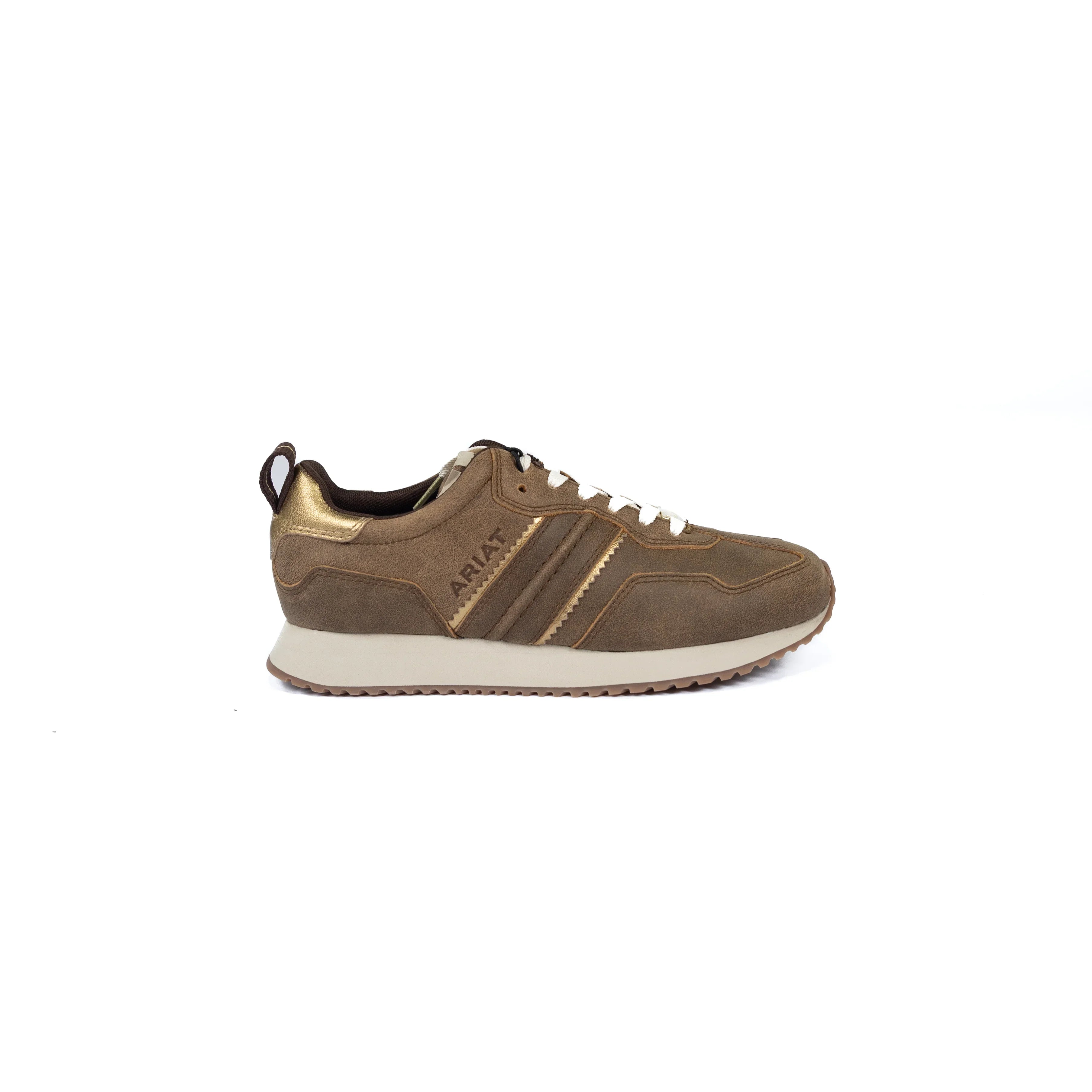 Women's Ariat Brown Bomber Ranch Runner Trainer Shoes 10074337