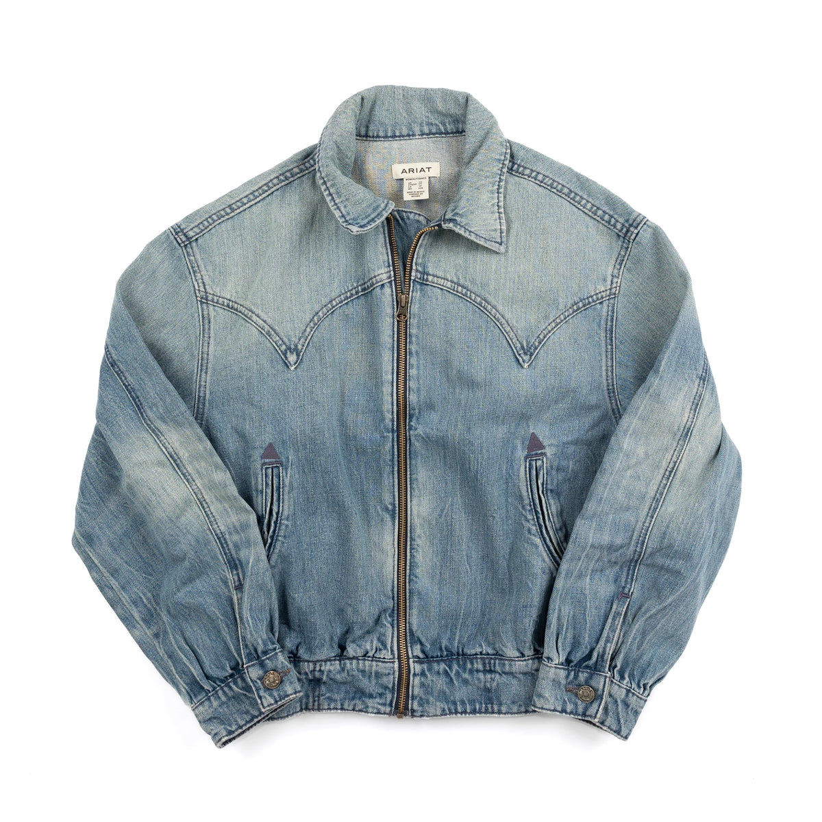 Women's Ariat Cheyenne Denim Bomber Jacket 10065931