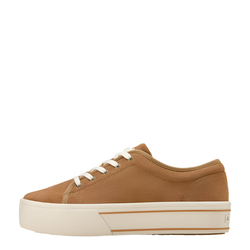 Women's Ariat Dark Tan Suede Skylar Shoe 10061318