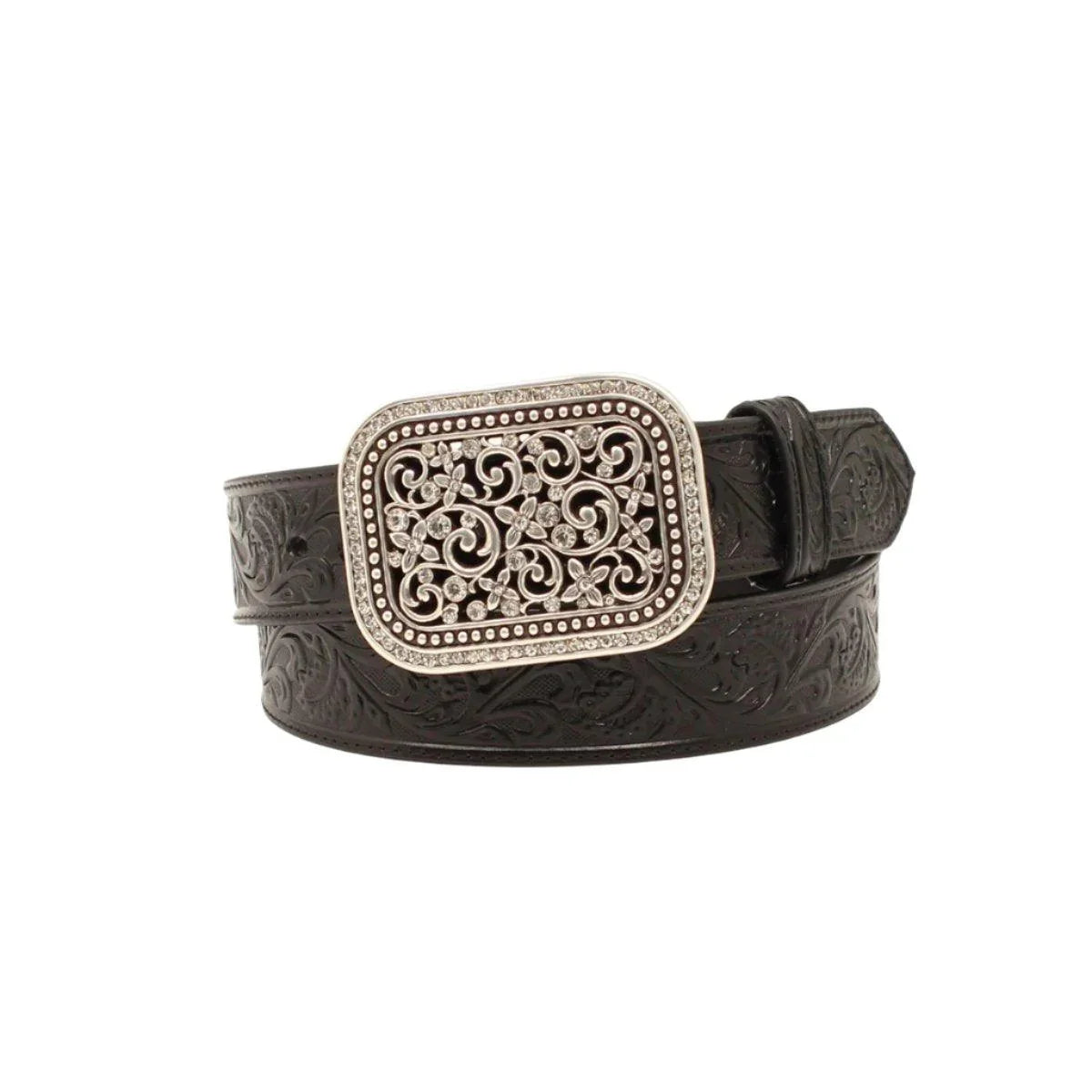 Women's Ariat Floral Embossed Belt A10006901 - Crazy House Western Wear