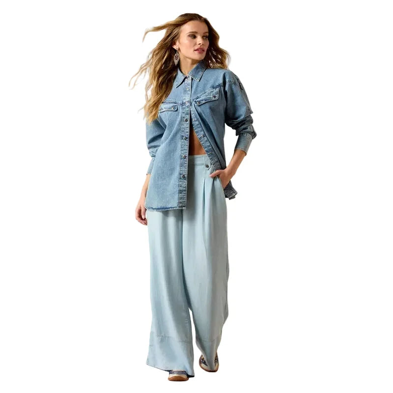 Women's Ariat Indigo Wash Charleston Shirt 10071637