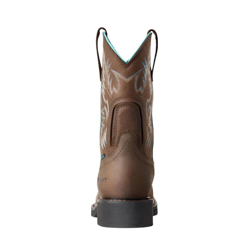 Women's Ariat Krista Waterproof Steel Toe Work Boot 9" 10029516 - Crazy House Western Wear