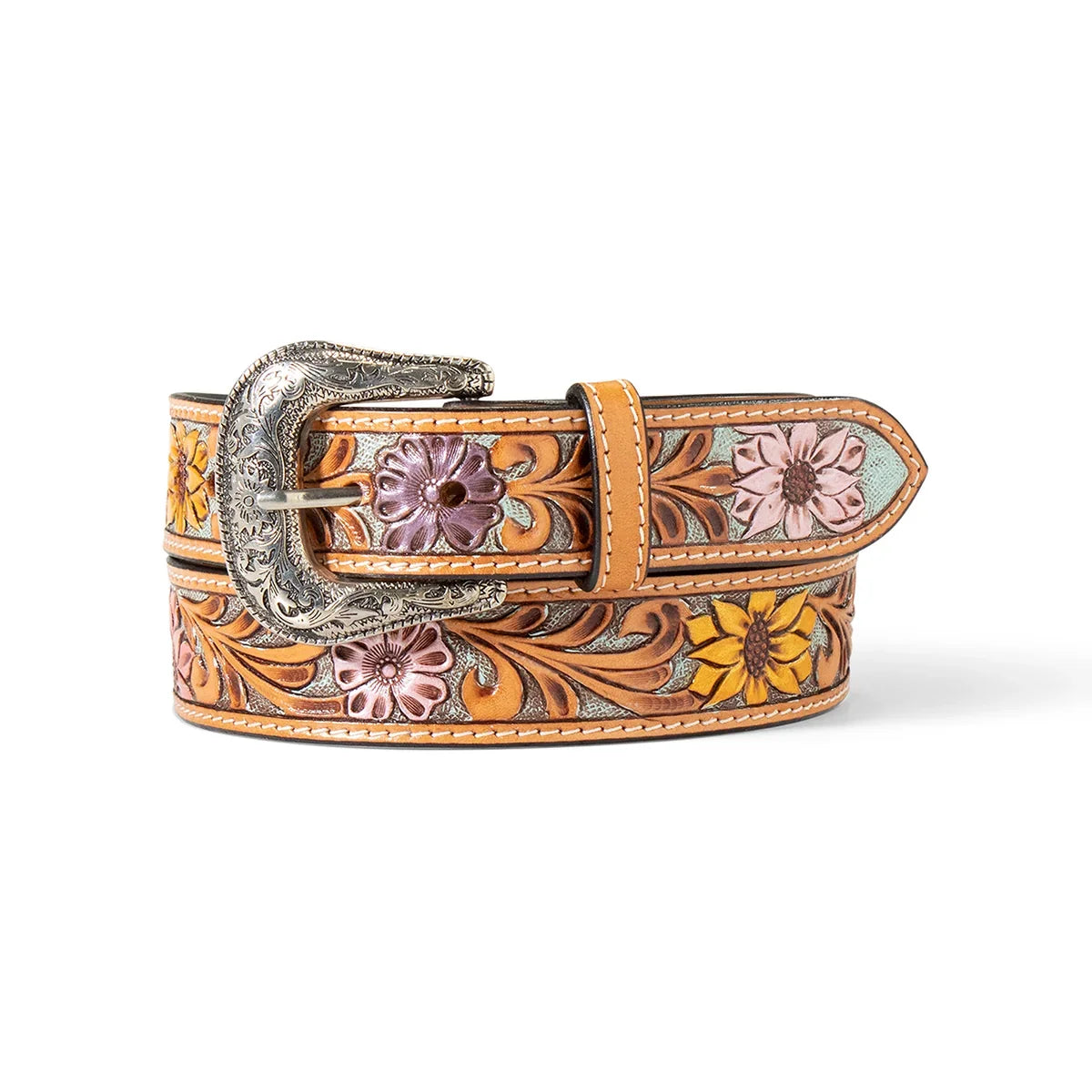 Ariat Women\'s Western Butterfly Floral Studded Belt Size 32 Ariat Women main image 4