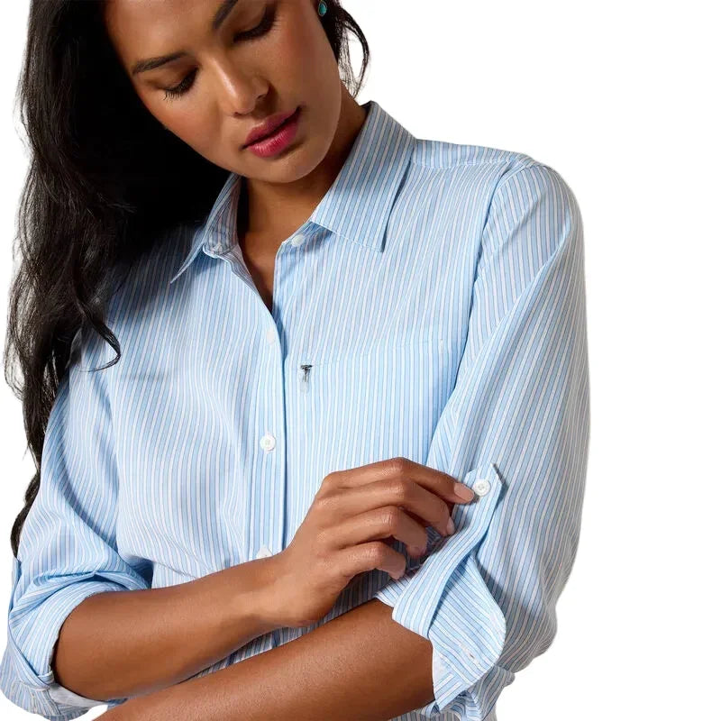 Women's Ariat Nantucket Breeze Railroad Stripe VentTEK Shirt 10071140
