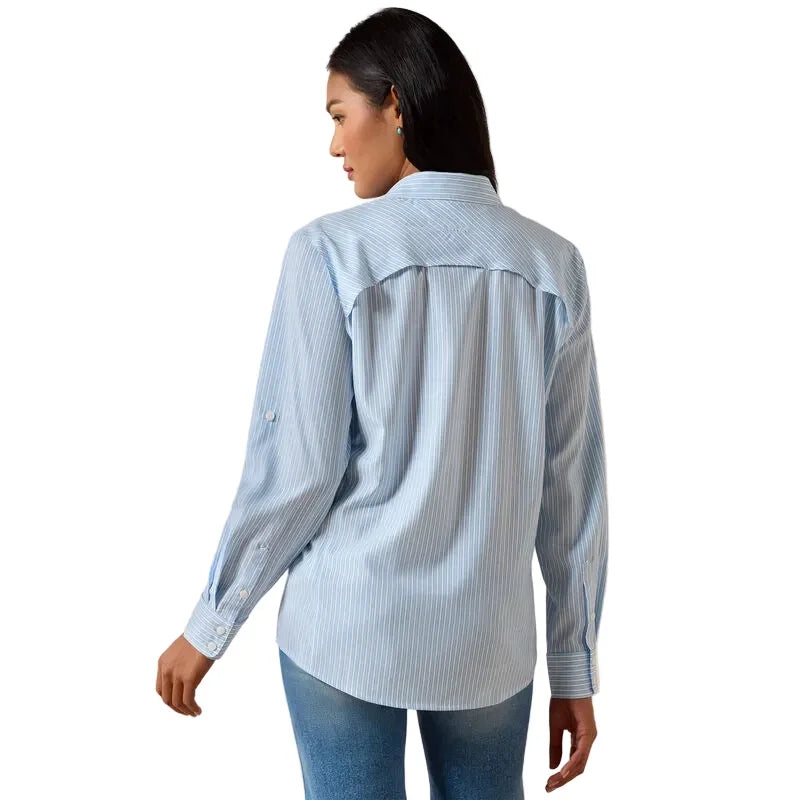 Women's Ariat Nantucket Breeze Railroad Stripe VentTEK Shirt 10071140