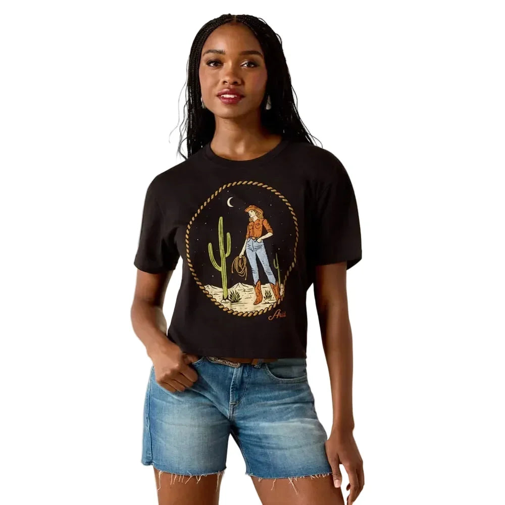 Women's Ariat Night Sky Cowgirl T-shirt 10071666