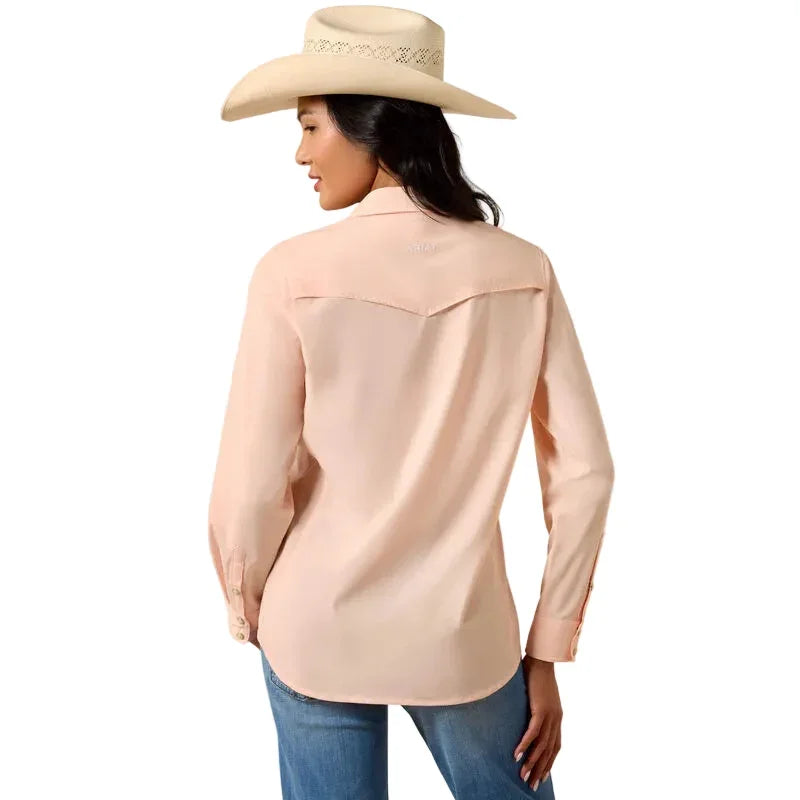 Women's Ariat Peach Western VentTEK Shirt 10075359