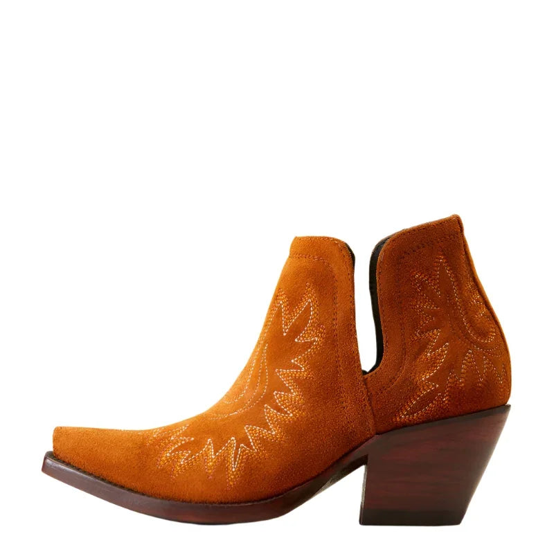 Women's Ariat Penny Suede Dixon Western Bootie 10046868