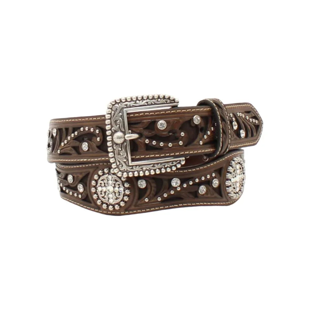 Women's Ariat Scroll Inlay Belt A1513002 - Crazy House Western Wear