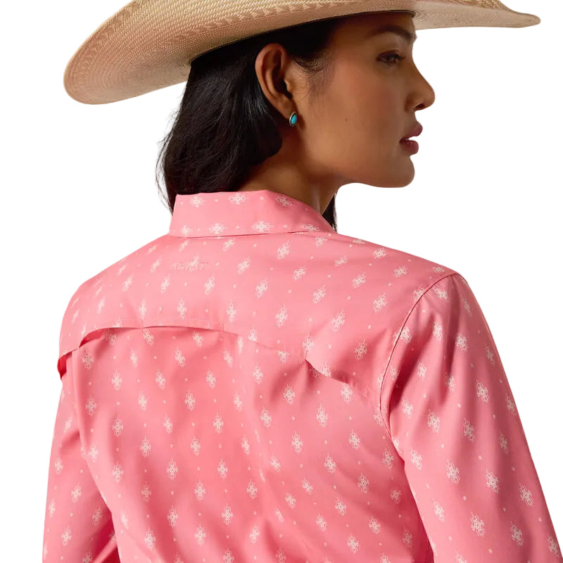 Women's Ariat Sun Kissed Floral Print VentTEK Long Sleeve Button Up 10071142