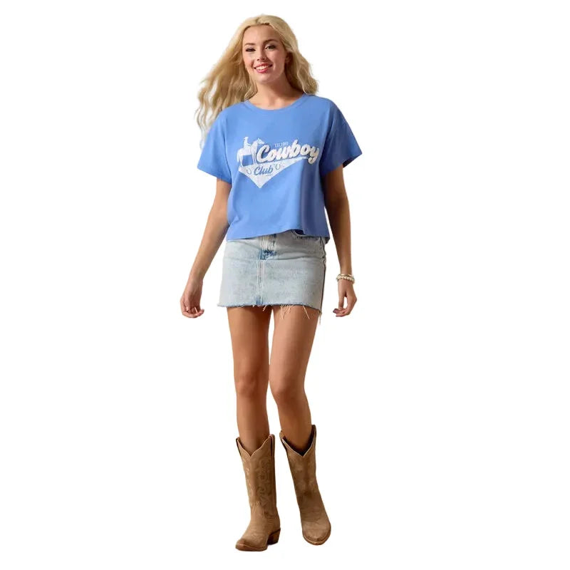 Women's Ariat Ultramarine Cowboy Club T-shirt 10073452