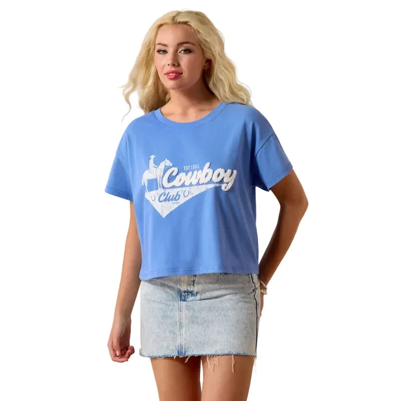 Women's Ariat Ultramarine Cowboy Club T-shirt 10073452