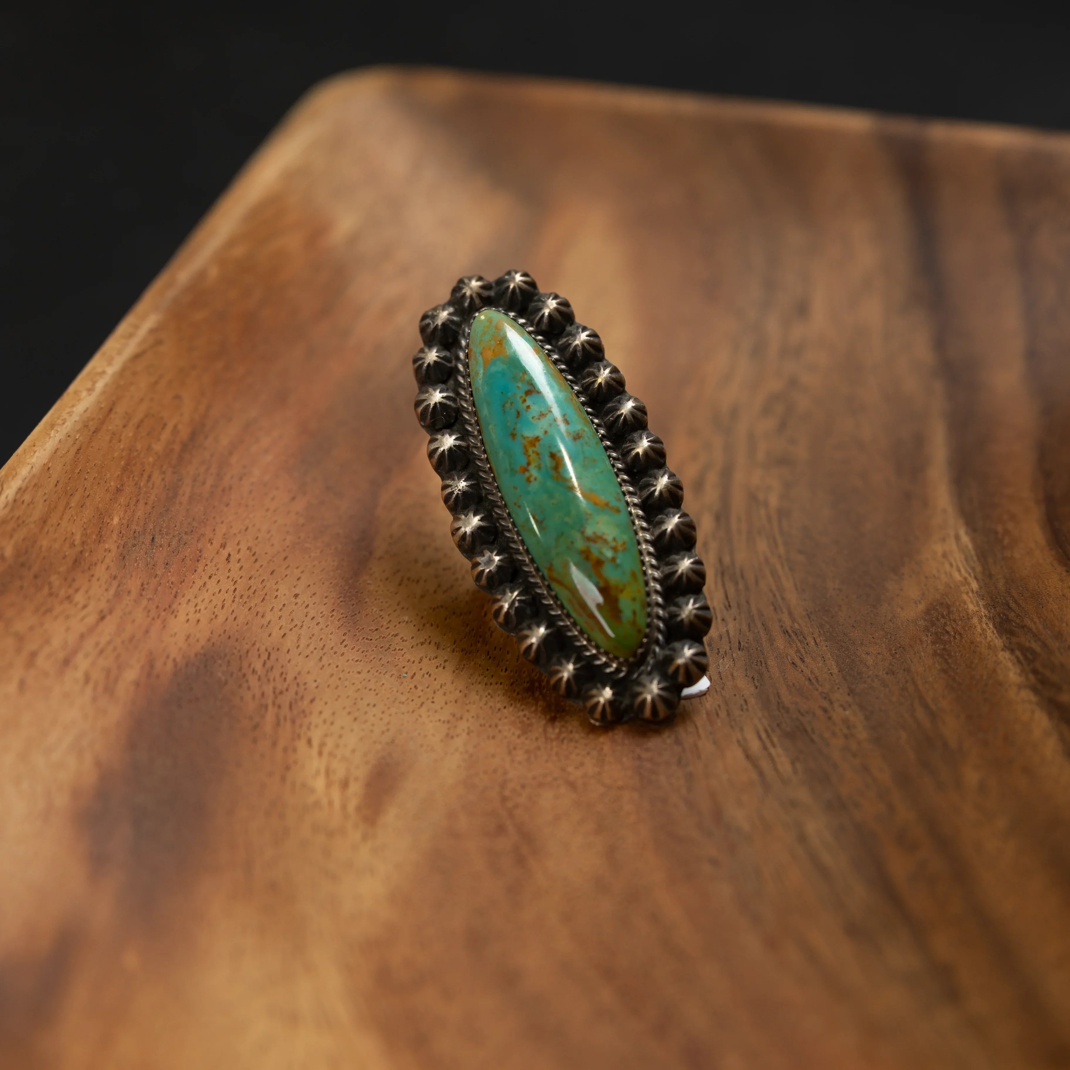 Women's Augustine Largo Kingman Turquoise Ring