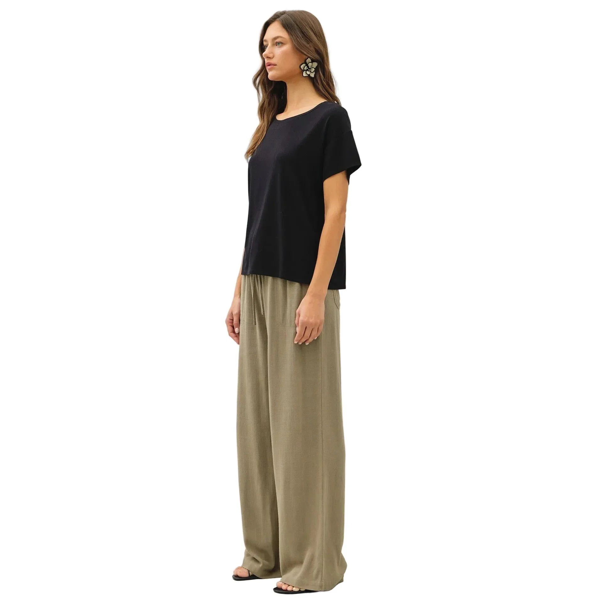 Women's Be Cool Bamboo/modal Crewneck Oversized T-shirt 19884