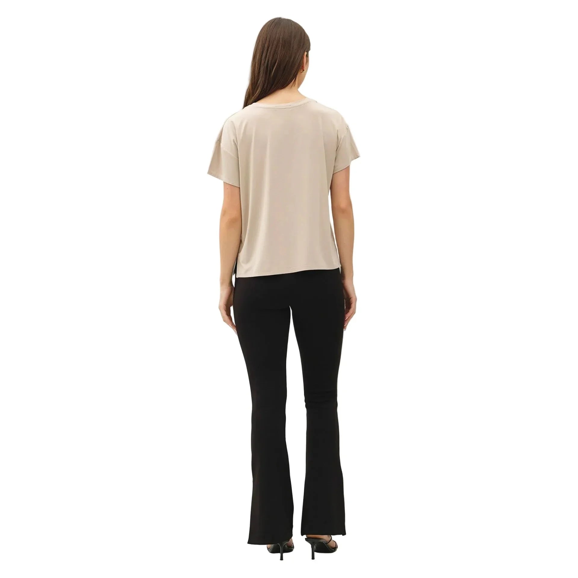 Women's Be Cool Bamboo/modal Crewneck Oversized T-shirt 19884