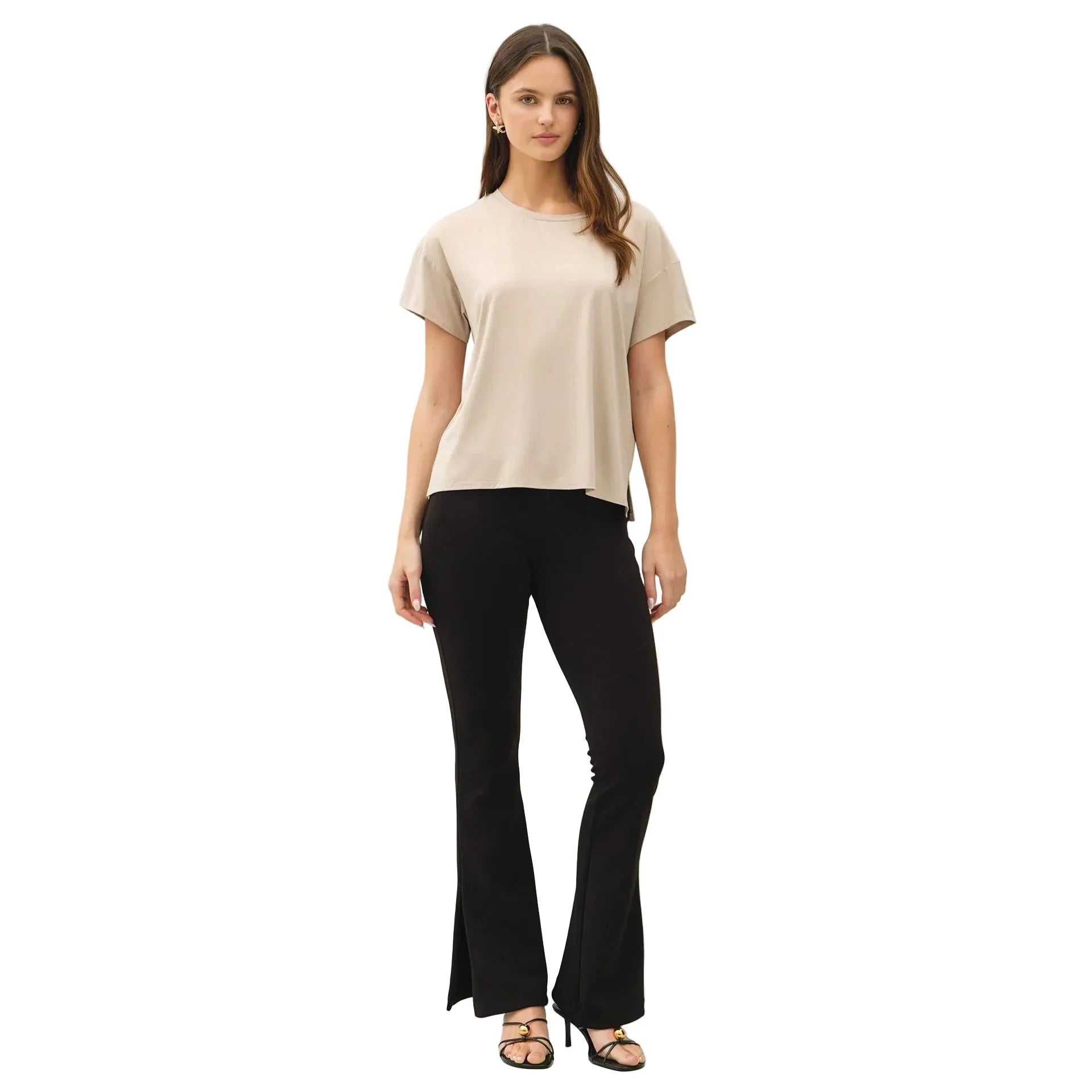 Women's Be Cool Bamboo/modal Crewneck Oversized T-shirt 19884