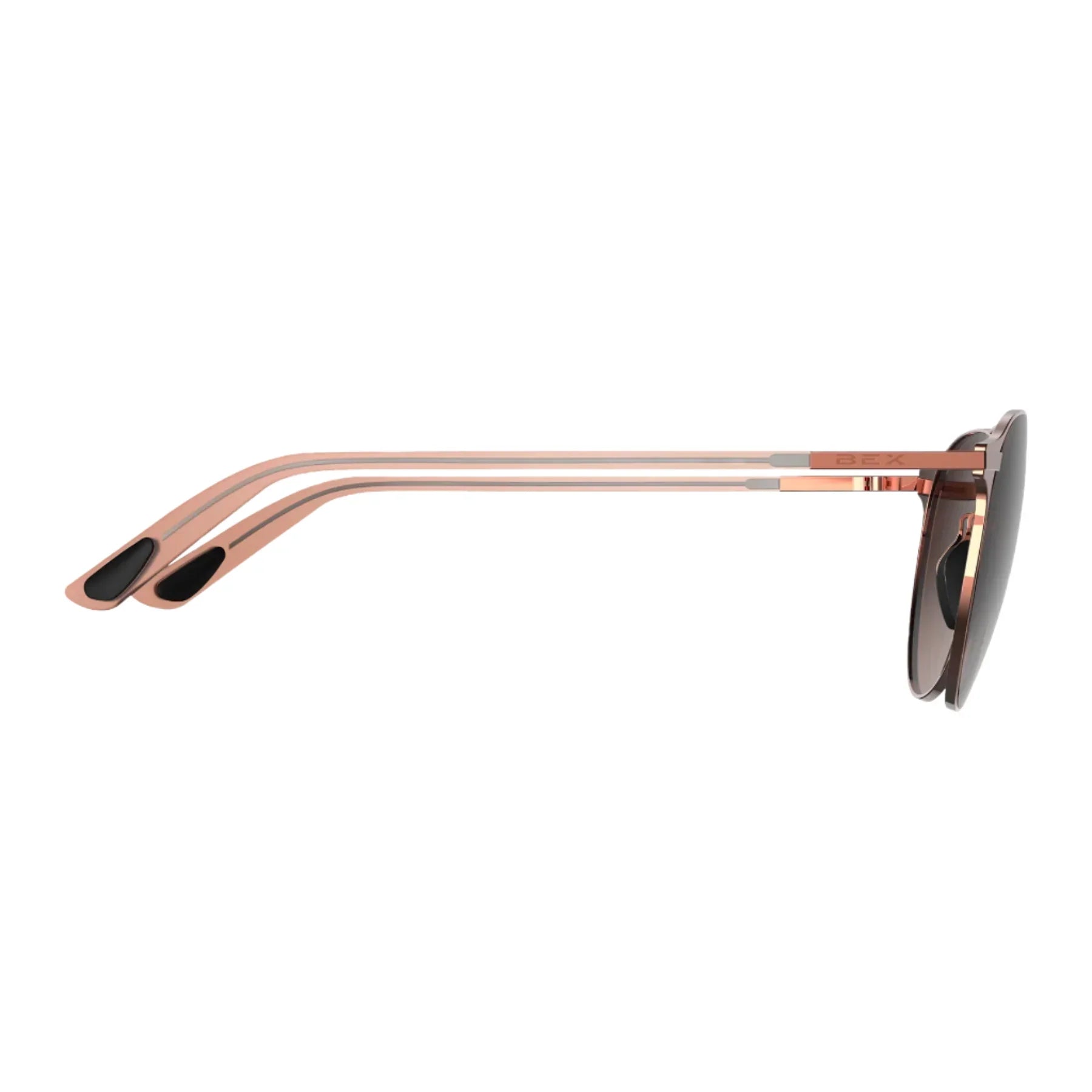 Women's Bex "Demi OTG" Rose Gold and Brown Sunglasses S168RB - Crazy House Western Wear