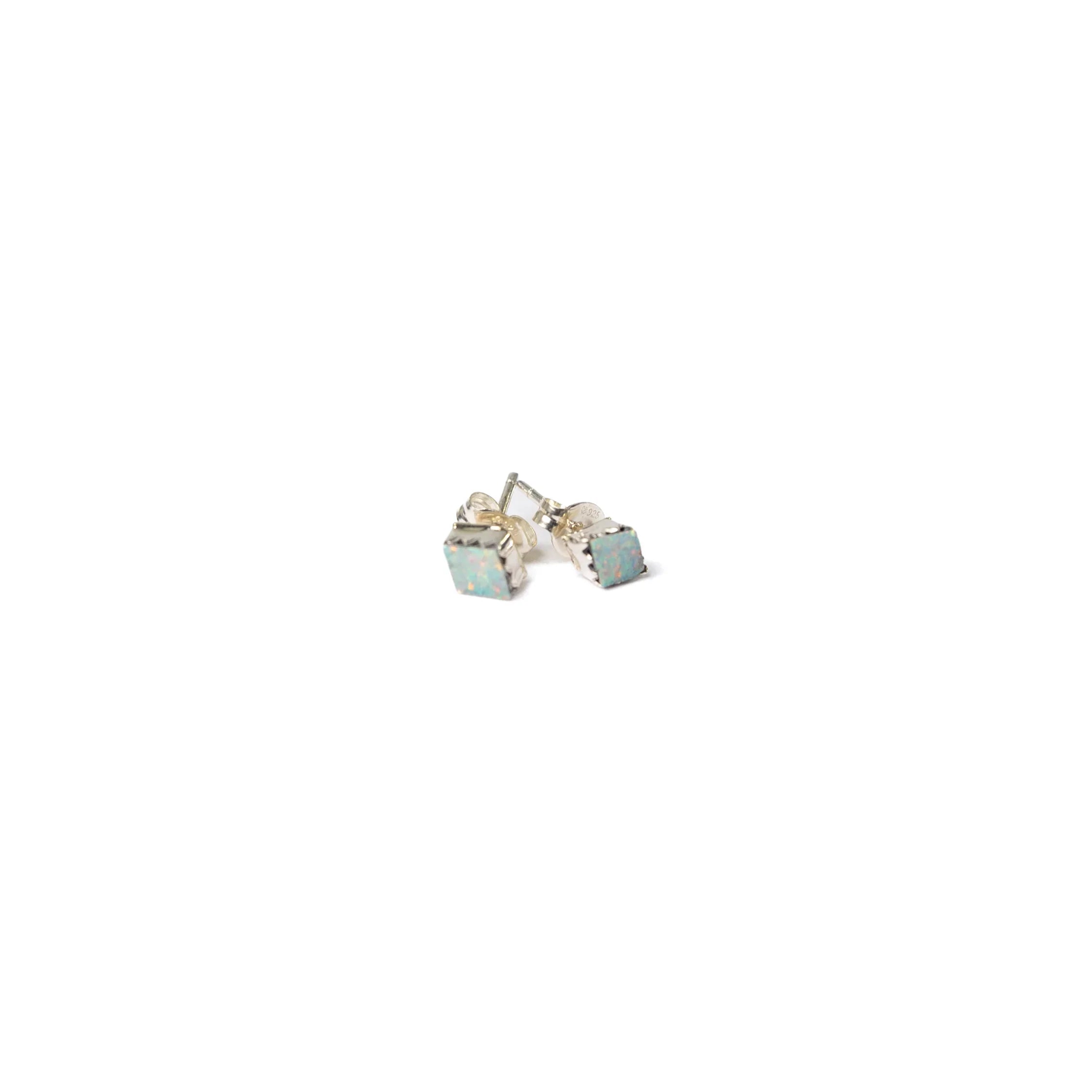 Women's Bilagaana Mini Opal Diamond Studs