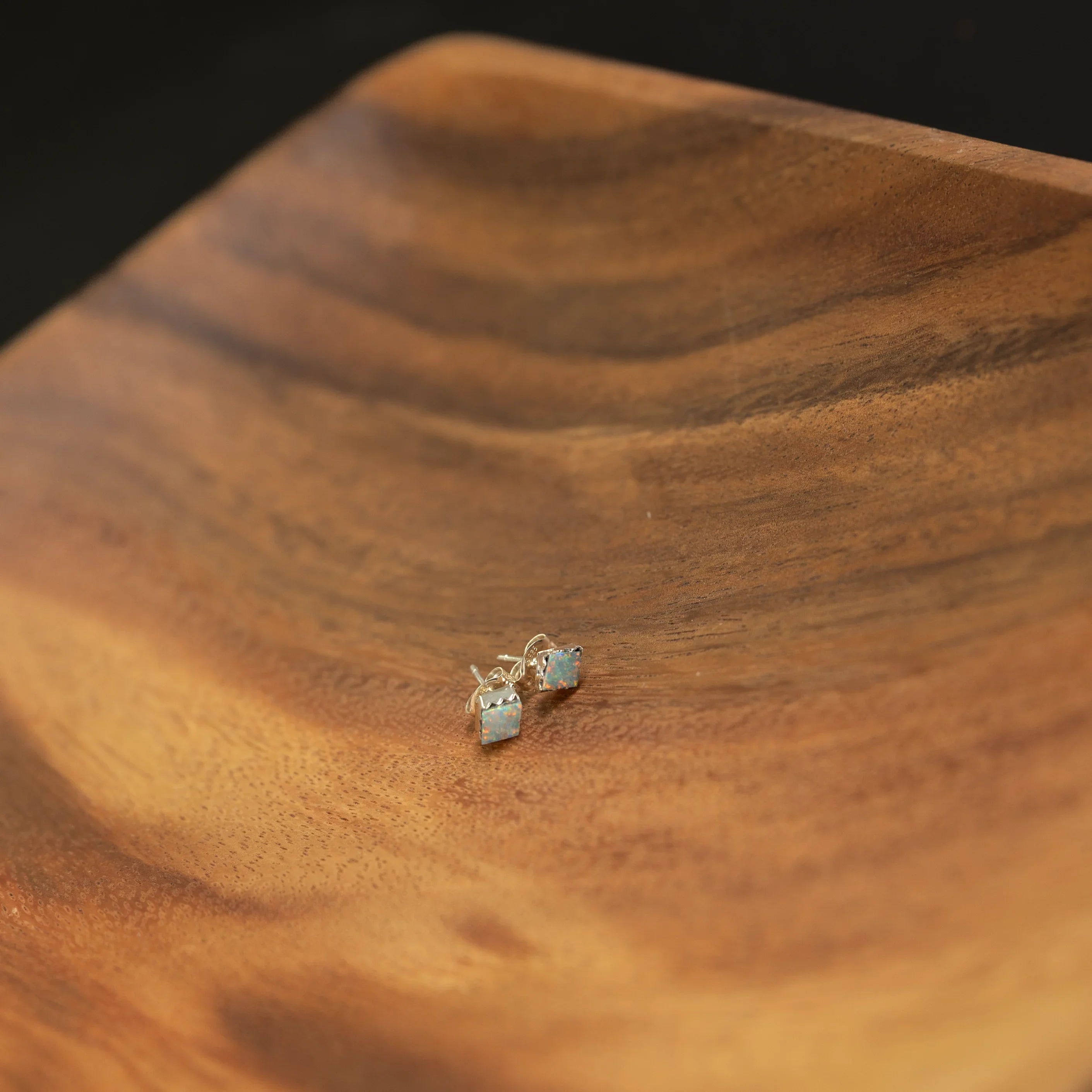 Women's Bilagaana Mini Opal Diamond Studs