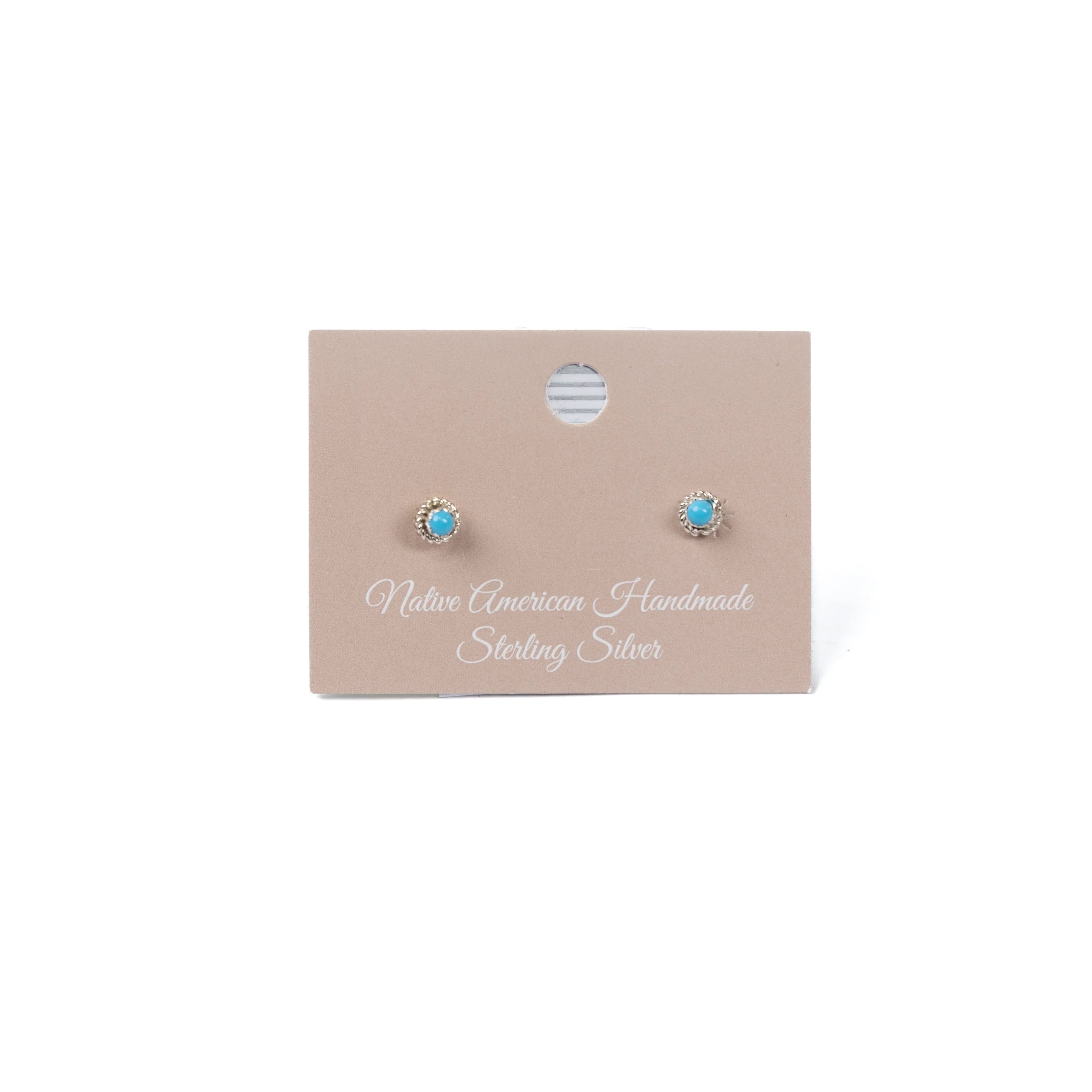 Women's Bilagaana Small Turquoise Studs
