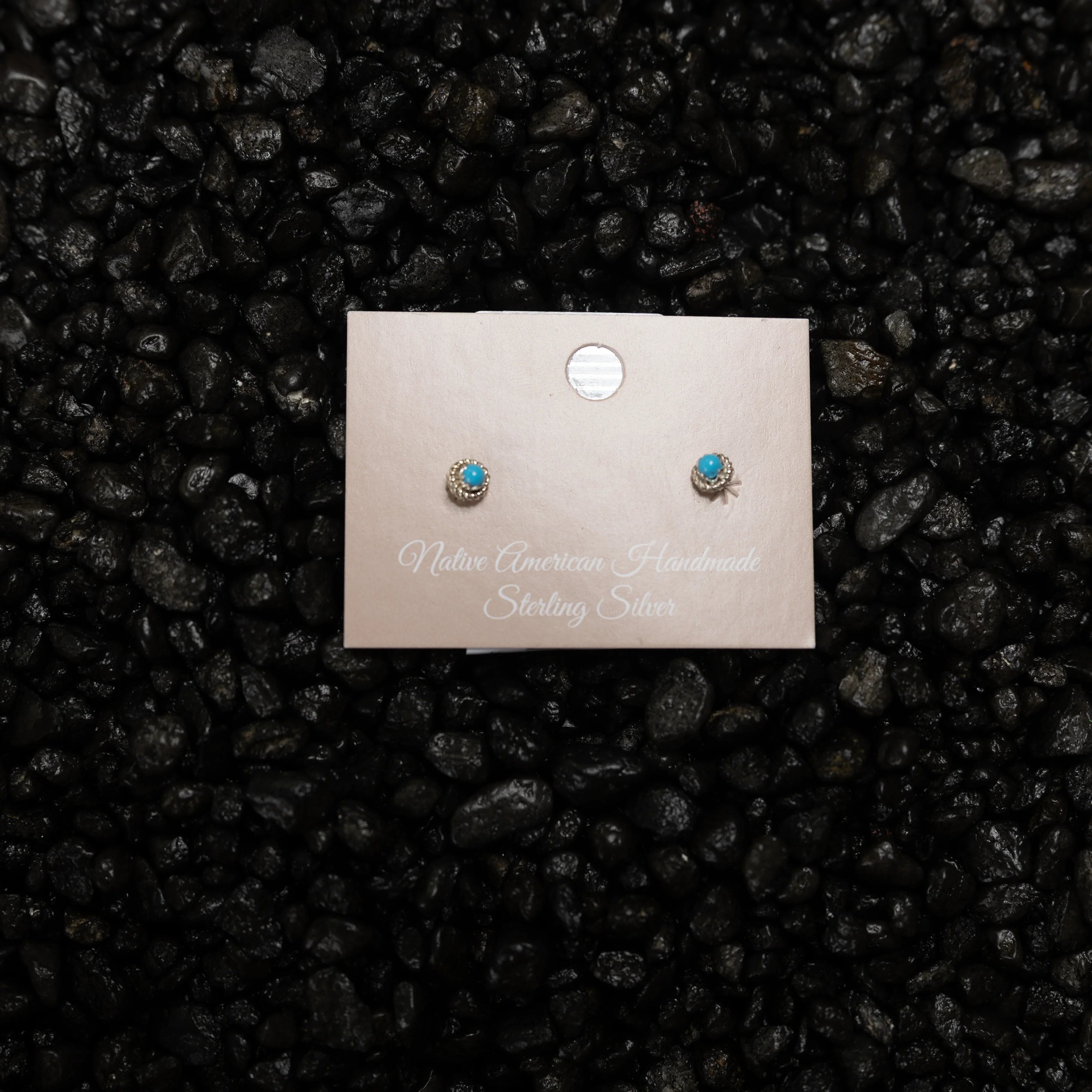 Women's Bilagaana Small Turquoise Studs