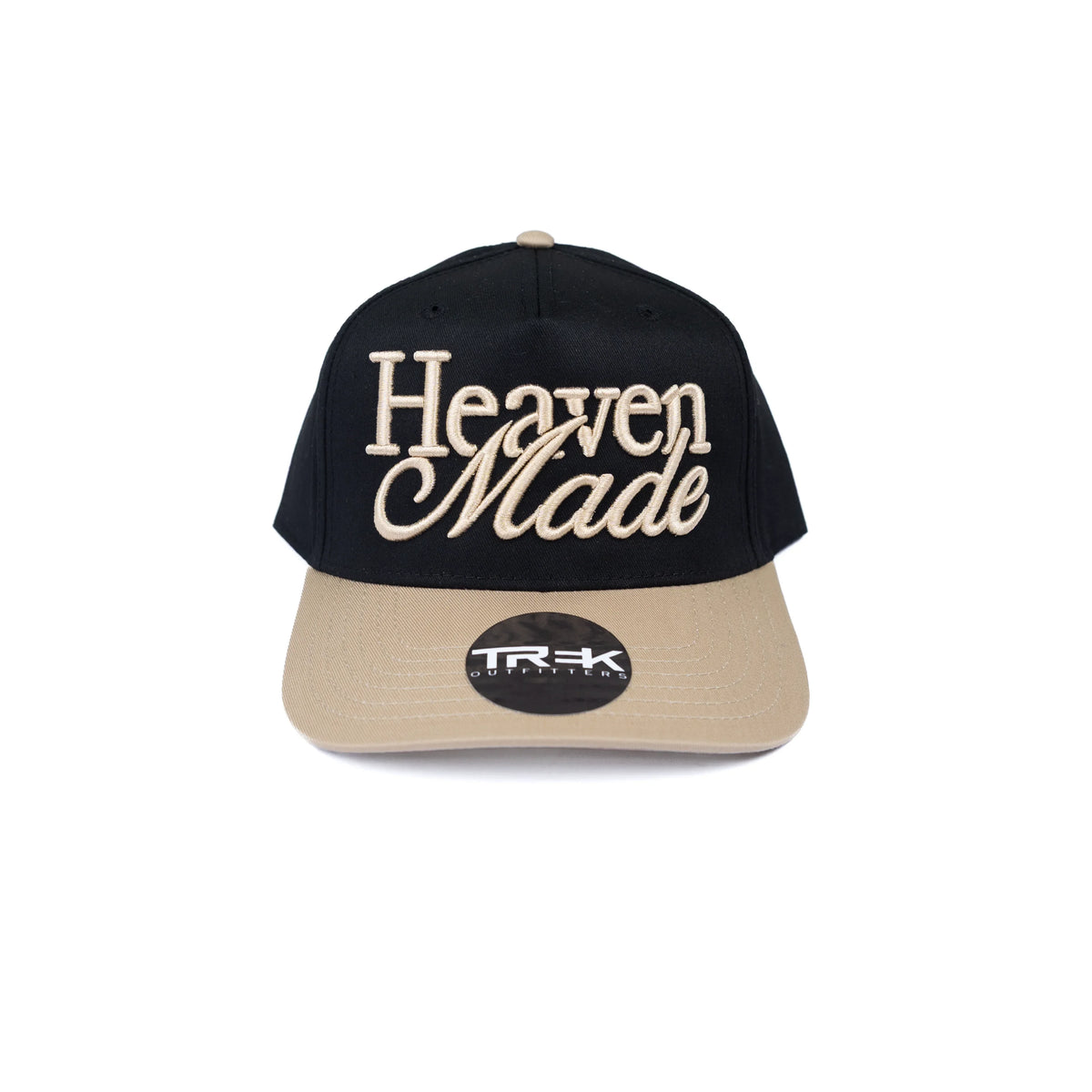 Women's Black and Tan "Heaven Made" Snapback Cap
