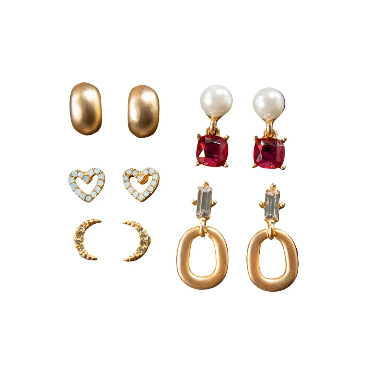 Women's Blazin Roxx 5 Piece Set Post Style Earrings 301001535
