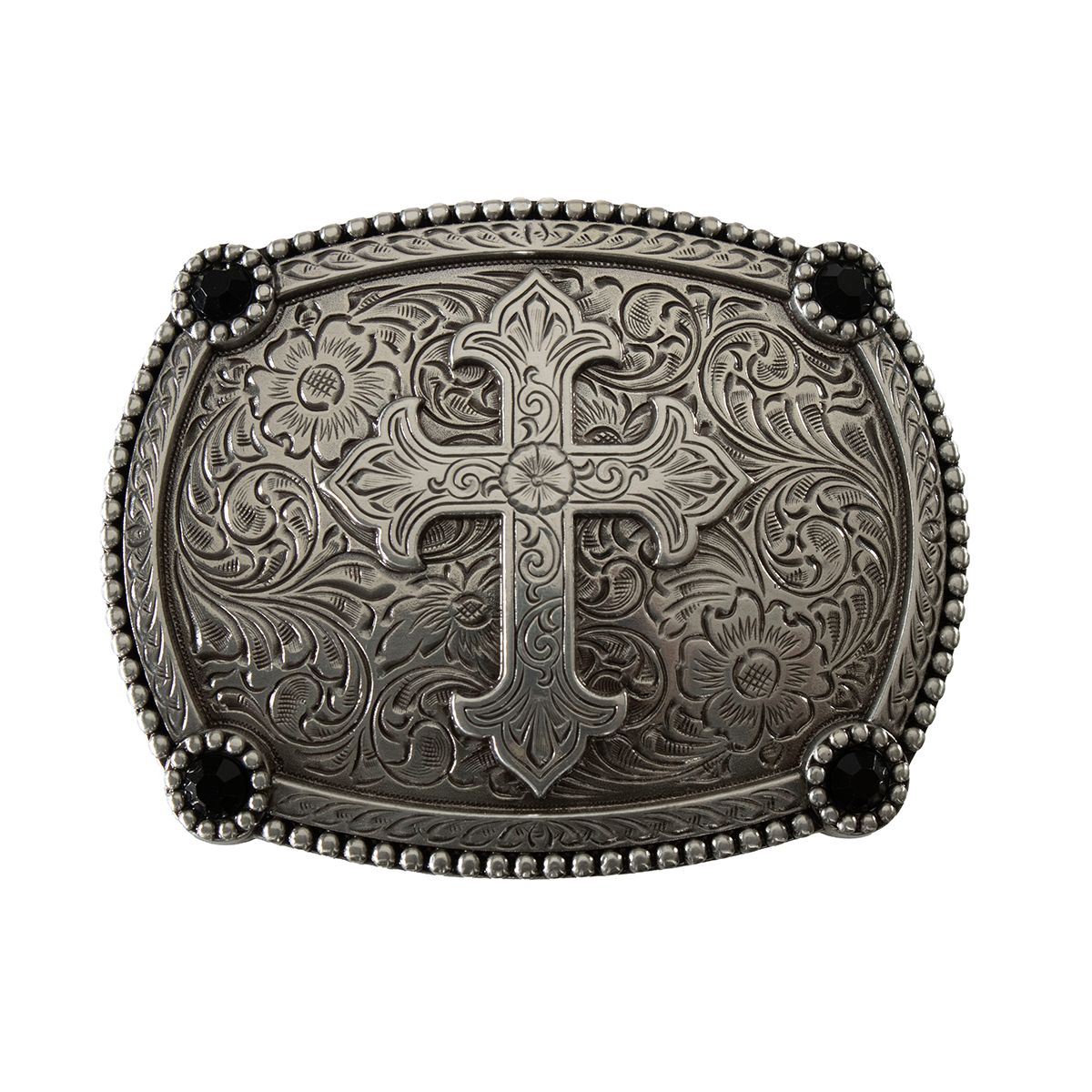 Women's Blazin Roxx Silver Engraved Buckle with Cross 37940