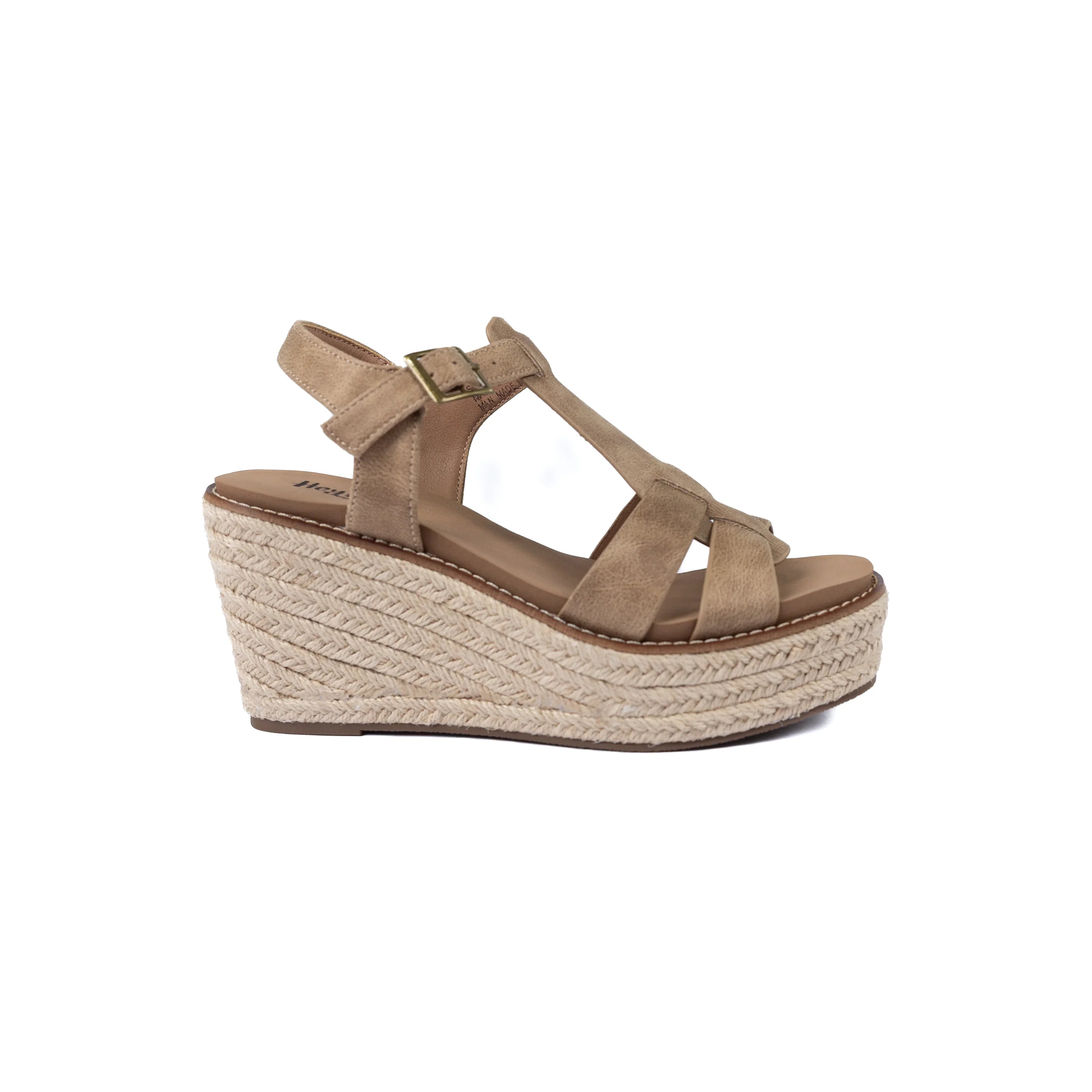 Women's Corky's Taupe "Something's Fishy" Wedge Shoes 41-0647-TAUP