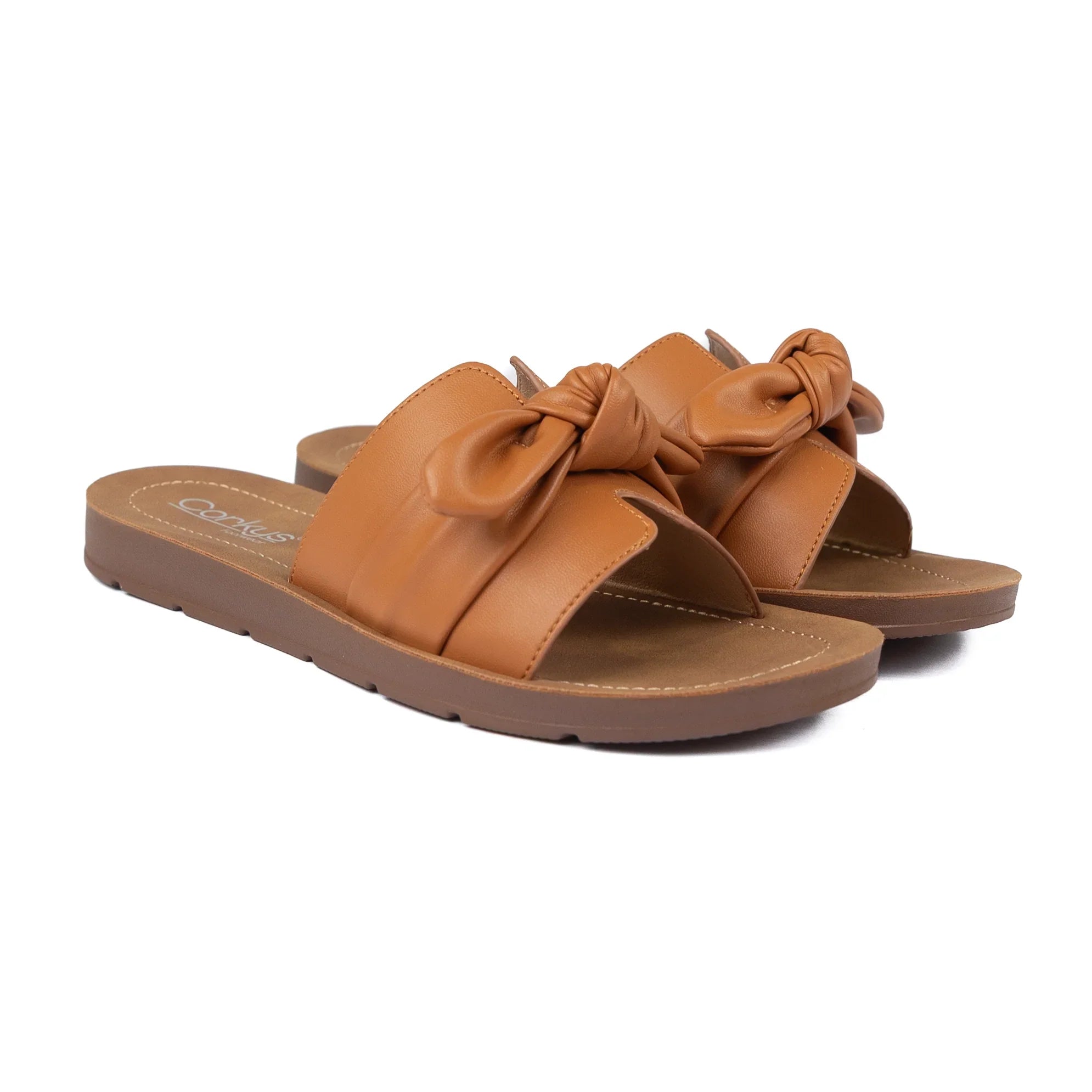 Women's Corky's Too Cute Cognac Open Toe Sandals 41-0819-COGN