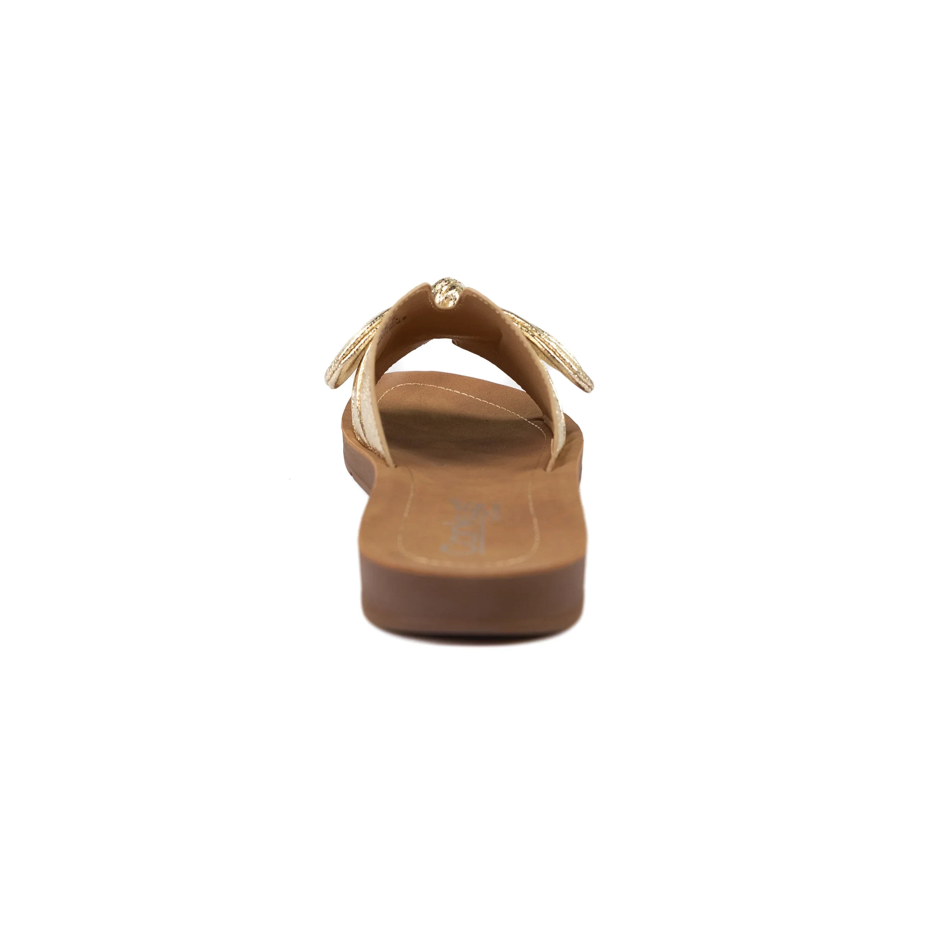 Women's Corkys Gold Crinkle Metallic Too Cute Sandals 41-0819-GOCM